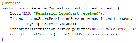 Broadcast Receiver permissionOnReceiver