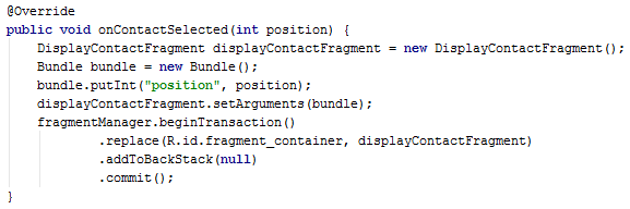 Converting Android activities to fragments main activity Fragment implement interface Method