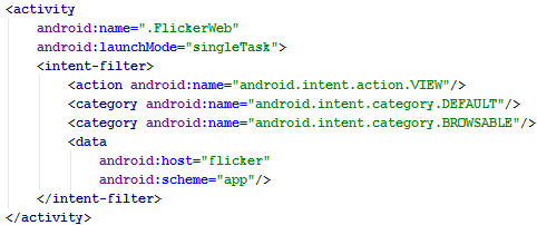 Android launchMode manifest singleTask