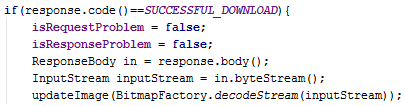 Android cloud connection OkHttp library Tutorial onResponse()