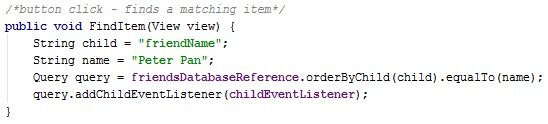 Firebase Realtime Database setup adding data setValue() child(key) query