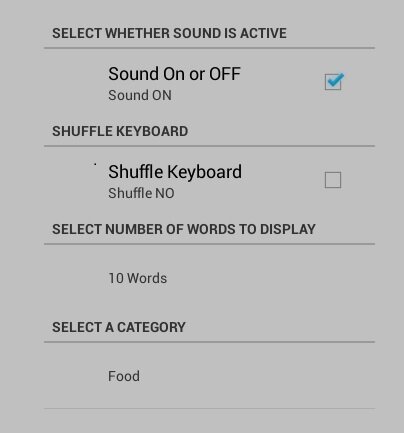 Android SharedPreferences settings